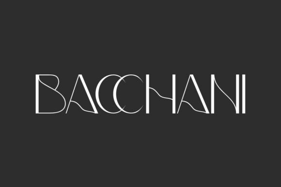 Bacchani Font for Modern Web Design