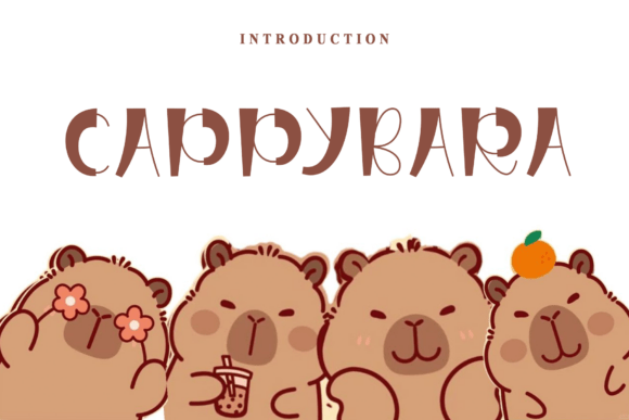 Cappybara: A Timeless Display Font for Creative Projects
