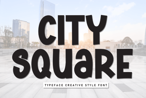 City Square: A Whimsical Handwritten Display Font for Web Design