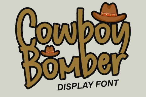 Cowboy Bomber: A Bold Display Font for Editorial Impact