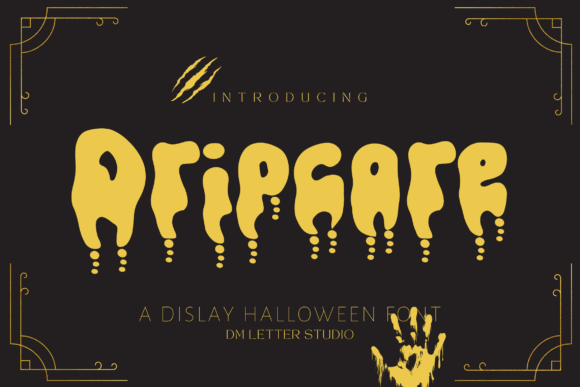 Dripcore Font for Bold Web Typography
