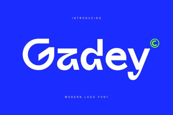 Gadey: A Modern Display Font for Bold Brand Campaigns