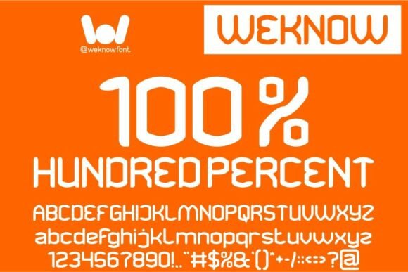 Hundred Percent Font for Modern Editorial Design