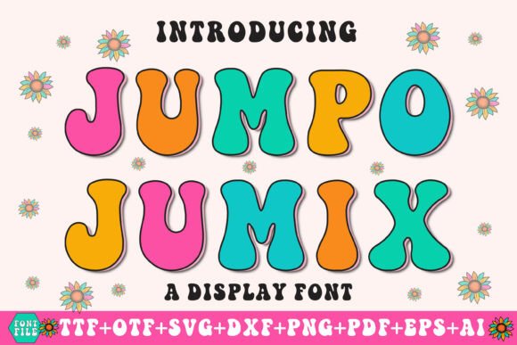 Jumpo Jumix: A Retro Display Font for Bold Branding