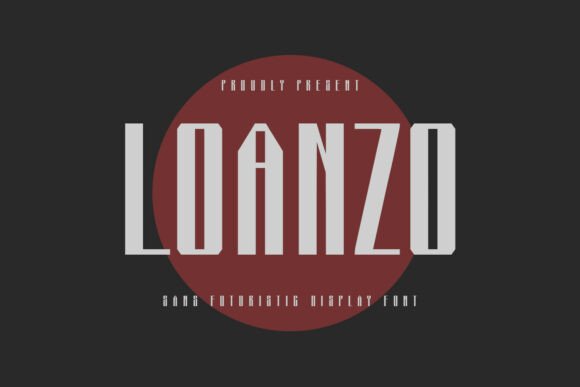 Loanzo: The Futuristic Display Font for Bold Brand Campaigns