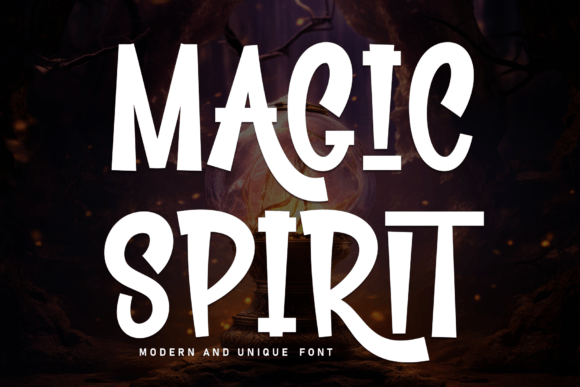 Magic Spirit Font for Handmade Creations and Unique Designs