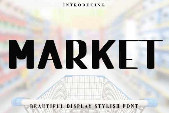 Market Font for Festive Branding and Holiday Design