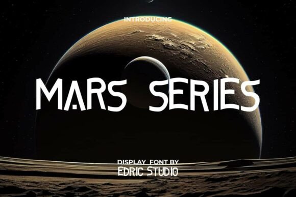 Mars Series Font: A Cosmic Display Typeface