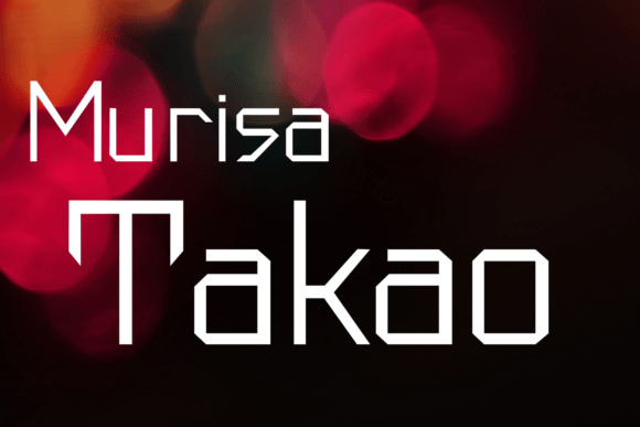 Murisa Takao: A Bold Display Font for Creative Makers