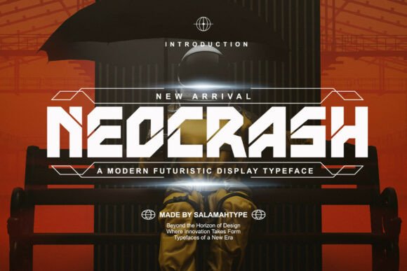 Neocrash – A Bold Display Typeface for Digital Creatives