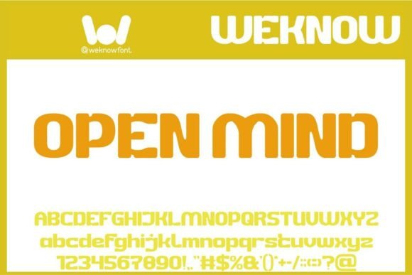 Open Mind Font for Futuristic Web Design