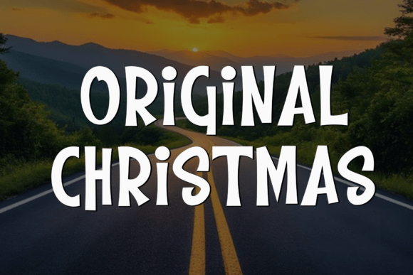 Original Christmas: A Timeless Handwritten Font for Branding
