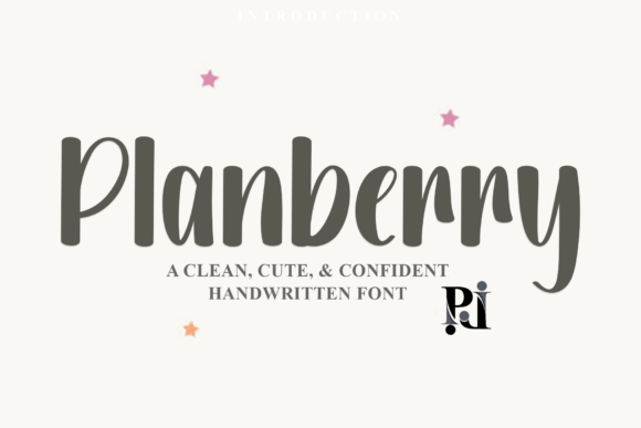 Planberry: A Bold Script Font for Modern Branding
