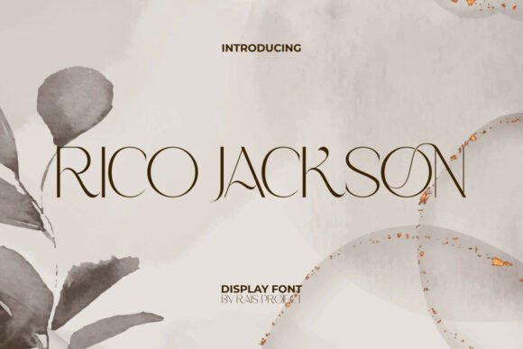 Rico Jackson Display Font for Professional Branding