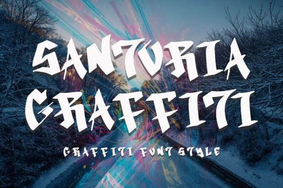 Santoria Graffiti for Eye-Catching Display Typography