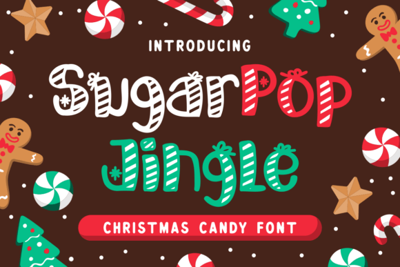 Sugarpop Jingle Font for Festive Branding and Holiday Design