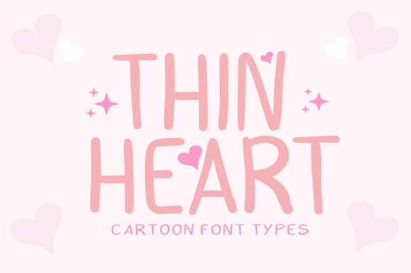 Thin Heart Font: A Romantic Display Typeface