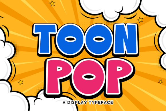 Toon Pop Font: A Playful Display Typeface for Creative Makers
