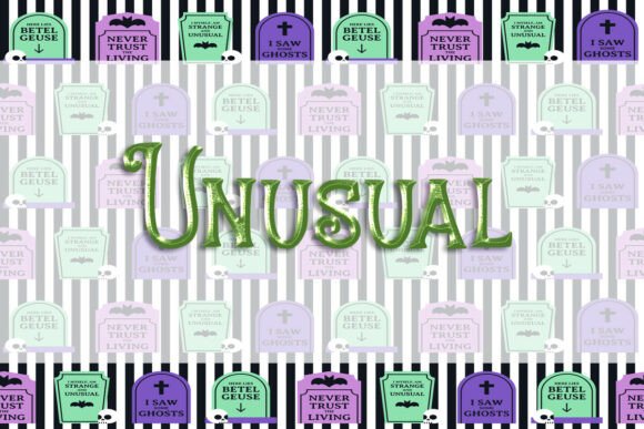 Unusual Font for Bold Visual Storytelling