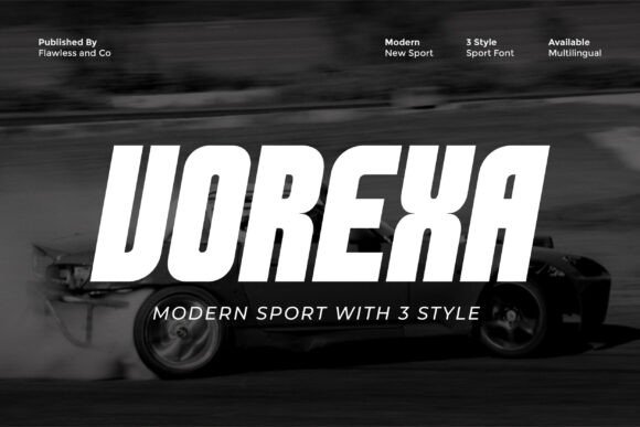 Vorexa: A High-Energy Font for Bold Branding